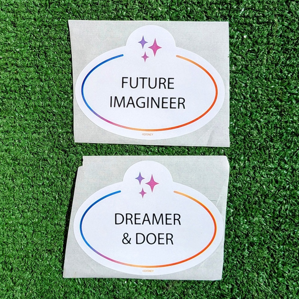 D23 Expo 2024 Disney Future IMAGINEER+Dreamer & Doer Promo 2 Decals/Stickers New